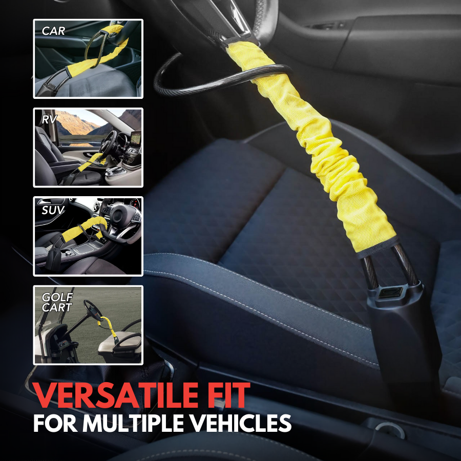 Heavy Duty Anti-Theft Steering Wheel Lock