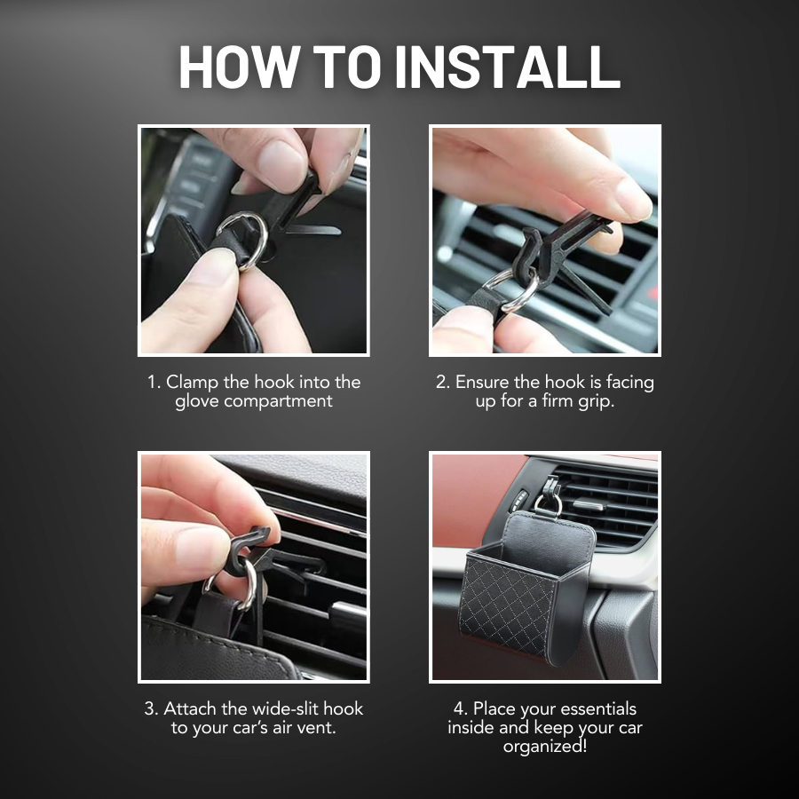 Car Air Vent Storage Bag Organizer