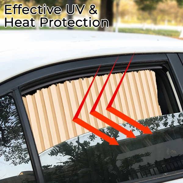 Slidable Magnetic Car Curtain for UV Protection