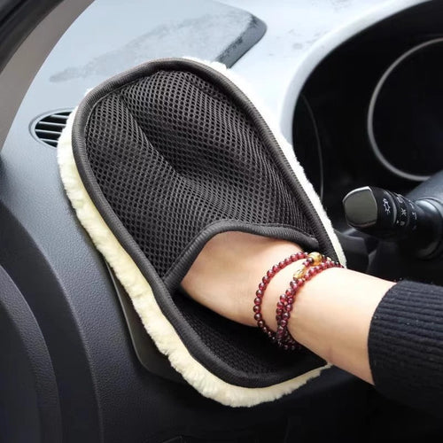 Car Wool Wash Glove