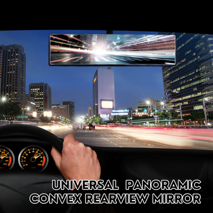 Universal 11.81 Inch Panoramic Convex Rearview Mirror