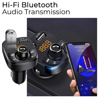 3-in-1 Bluetooth Transmitting Charging Adapter