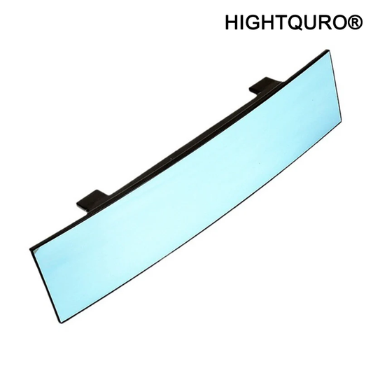 HIGHTQURO® Universal 11.81 Inch Panoramic Convex Rearview Mirror