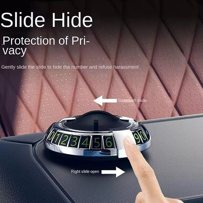 2 in 1 Temporary Parking Number Plate Phone Bracket For Car Use